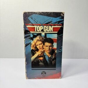 Top Gun VHS 1987 Paramount Home Video Tom Cruise Kelly McGillis Hi-Fi Stereo PG